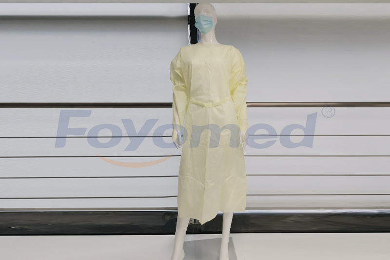 Disposable Thumb-loop Isolation Gown FY1611