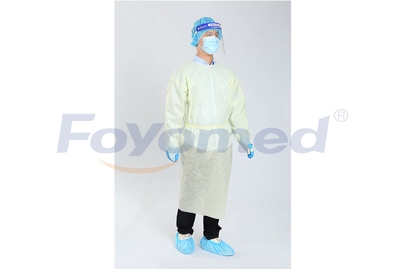 FY1611E Disposable Thumb-loop Isolation Gown